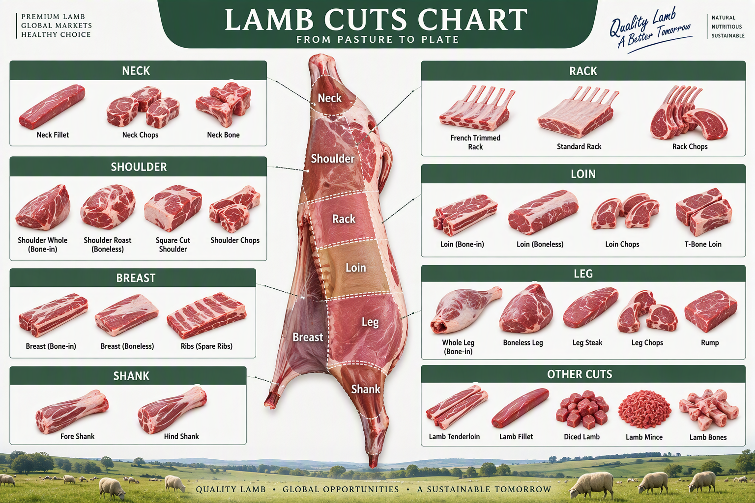 Lamb Cuts Chart